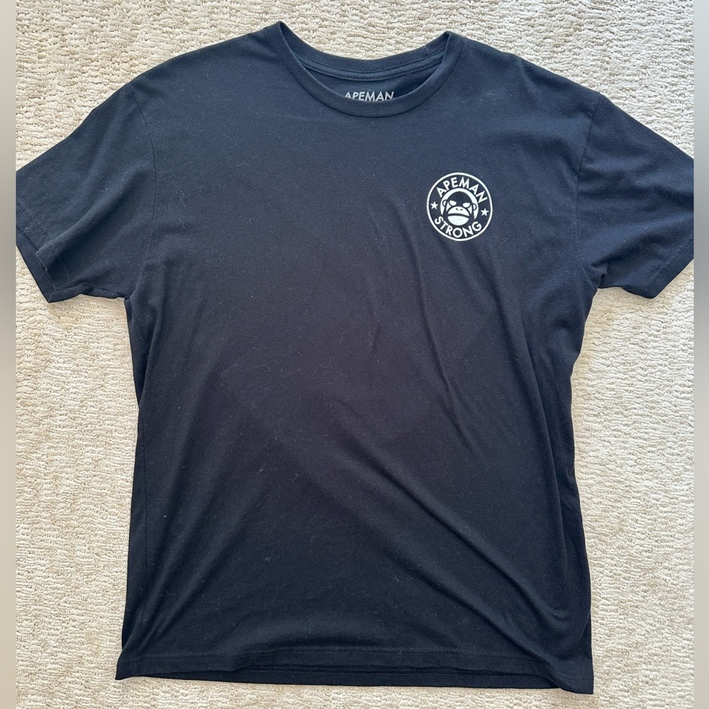 Apeman Black Lifting T-Shirt - L
